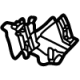 Mopar 68459378AA Center Crossmember Support Bracket, Rear