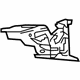 Mopar 68244074AA Hinge, Front Passenger Side