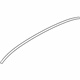 Mopar ZU59RXFAC Roof Molding, Driver Side