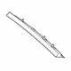 Mopar 1UD36DX9AA Upper Trim, Black, Rear Center