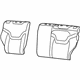 Mopar 6SG64U00AA Seat Back Cover, Black, Rear Passenger Side