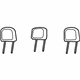 Mopar 6EN06PS4AA Headrest, Rear