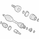 Mopar 68246467AA Axle Assembly, Front Passenger Side