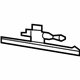Mopar 5VP09DX9AB Upper Molding, Black, Rear Driver Side