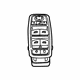 Mopar 68590582AA Window Switch, Front
