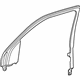 Mopar 5YK44TX7AG Window Molding, Front Passenger Side
