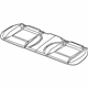 Mopar 5XH72DX9AA Cushion Cover, Black, Rear Passenger Side
