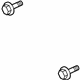 Mopar MF247255 Bolt, W/Washer , (8X30)