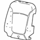 Mopar 68448059AB Seat Back Pad, Front Passenger Side