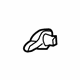 Mopar 5UN60DX9AA Recline Handle, Front Passenger Side