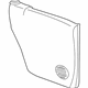 Mopar 5GP621DVAD Door Trim Panel, Gray, Rear Inner Passenger Side