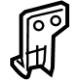 Mopar 68409490AA Tie Down Hook Bracket, Rear Passenger Side