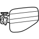Mopar 68442508AA Fuel Door, Rear