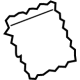 Mopar 68293836AE Side Panel Assembly Pad