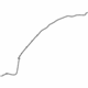 Mopar 68102966AA Washer Hose, Rear