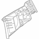 Mopar 5VW38GTVAA Upper Quarter Trim, Brown, Rear Driver Side