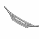 Mopar 68258851AB Upper Grille, Front