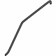 Mopar 55362111AB Lock Rod, Front Driver Side