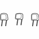 Mopar 5YS25PS4AA Headrest, Rear Center