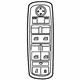 Mopar 68590582AA Window Switch, Front