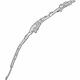 Mopar 68102474AD Inflator Curtain, Passenger Side