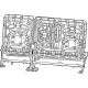 Mopar 68420228AE Seat Back Frame, Rear