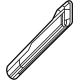 Mopar 7JD64SD4AA Upper Trim, Gray