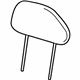 Mopar 1US39HL1AB Headrest, Beige, Front