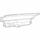 Mopar 55315189AE Trunk Lid Trim, Rear