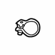 Mopar 68334693AA Intermed Pipe Clamp, Rear