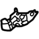 Mopar 68411339AC Lower Plate, Passenger Side