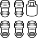 Mopar 4755282AA Wheel Lock Kit