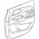 Mopar 5RP534D2AJ Door Trim Panel, Black, Front