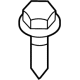 Mopar 6107108AA Lower Note Horn Screw