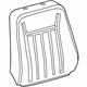 Mopar 5ZC26DX9AA Seat Back Cover, Black, Front Passenger Side