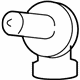 Mopar 68038230AA Marker Lamp Bulb Socket, Front