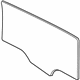 Mopar 68274340AA Door Glass, Front Driver Side