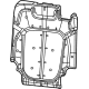 Mopar 68458610AC Seat Back Pad, Center Driver Side