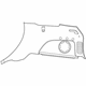 Mopar 1GU361C5AH Rear Quarter Trim, Blue, Lower Passenger Side