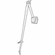 Mopar 1UB431L1AB Lap & Shoulder Belt, Beige, Rear Driver Side