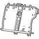 Mopar 68439297AA Frame Rear Seat Back