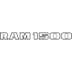 Mopar 68247897AA Nameplate, Black, Front