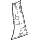 Mopar 6MN34TX7AA Lower Center Pillar Trim, Passenger Side