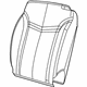 Mopar 68100271AA Seat Back Pad, Front Driver Side