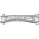 Mopar 68402961AC Impact Bar, Front