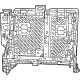 Mopar 68394681AC Seat Back Frame, Rear