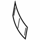 Mopar 5SA25GS4AA Stripe, Black/Silver, Front Lower