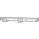 Mopar 68551410AA Inner Molding, Black, Front Passenger Side