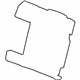 Mopar 68110207AA Seat Back Panel, Rear Driver Side