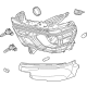 Mopar 68316080AJ Headlamp Assembly